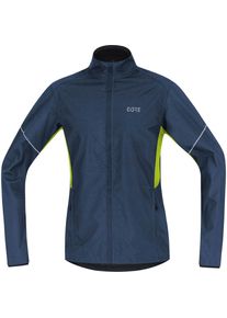 Gore Wear, Herren Laufjacke, Himmelblau / Neongelb