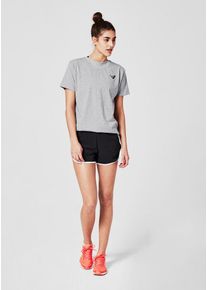 S.Oliver Active, Damen Easy Boyfriend-Shirt aus Jersey, Grau