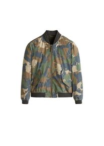 Mango Man, Herren Jacke 'Aegir', Kobaltblau / Braun / Khaki / Oliv