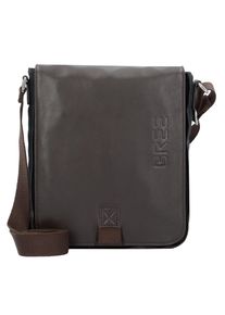 Bree, Herren Punch Umhängetasche Leder 21 cm, Braun