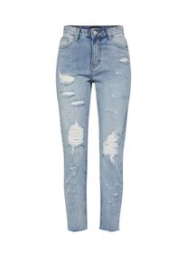 Momokrom, Damen Tapered Jeans 'M-3020', Blau