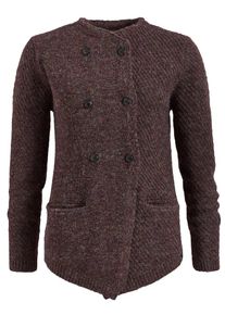 Khujo, Damen Strickjacke 'LIZINA', Aubergine
