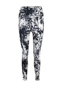 Superdry, Damen Leggings 'ACTIVE STUDIO', Schwarz / Weiß