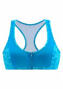 Venice Beach, Damen Bustier-Top 'Karibik', Blau / Aqua