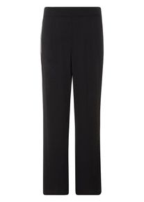 name it, M&auml;dchen L&auml;ngsstreifen Hose mit weitem Bein, Schwarz