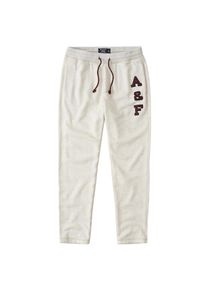 Abercrombie & Fitch Abercrombie & Fitch, Herren Hose 'FOREVER LOGO CLASSIC PANT DTC 2CC', Hellgrau