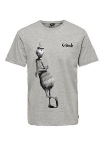 Only & Sons Only & Sons, Herren T-Shirt, Grau