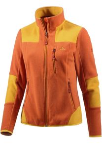 O.C.K. OCK, Damen Fleecejacke, Senf / Orange