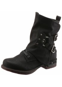 Rieker, Damen Schn&uuml;rboots, Schwarz