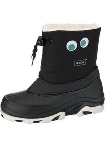 Friboo, Winterstiefel, Schwarz / Naturwei&szlig;