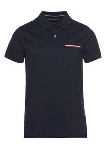 Tommy Hilfiger, Herren Shirt, Nachtblau / Rot / Weiß