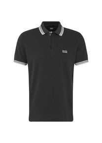 BOSS, Herren Poloshirt 'Paddy 10102943 03', Schwarz / Weiß