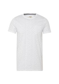 Tom Tailor Denim, Herren T-Shirt, Grau / Weiß