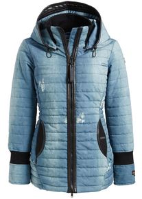 Khujo, Damen Jacke ' MIDD2 ', Blau / Hellblau
