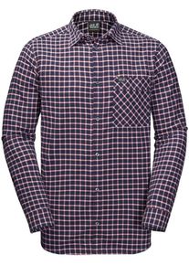Jack Wolfskin, Herren Hemd 'FRASER ISLAND SHIRT', Nachtblau
