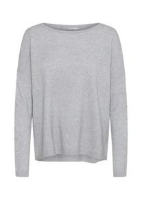 Only, Damen Pullover, Hellgrau / Graumeliert