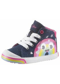 GEOX KIDS, Sneaker 'Kilwi Girl', Blue Denim / Mischfarben