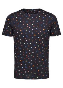 Selected Homme, Herren T-Shirt, Schwarz