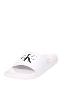 Calvin Klein Jeans, Herren Pantoletten 'VITAL', Weiß