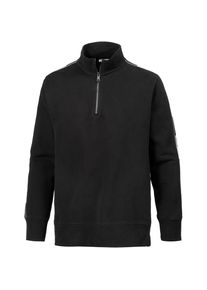 Napapijri, Herren Sweatshirt, Schwarz / Wei&szlig;