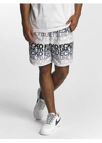 Ecko Unltd. Ecko Unlimited, Herren Männer Shorts 'TroudÀrgent', Grau