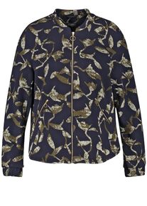 SAMOON, Damen Blouson, Navy / Khaki