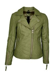 Maze, Damen Lederjacke 'Laby', Oliv
