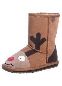 Emu AUSTRALIA, M&auml;dchen Winterstiefel, Braun / Mischfarben