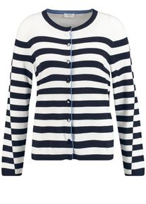 Gerry Weber, Damen Jacke, Kobaltblau / Himmelblau / Wei&szlig;