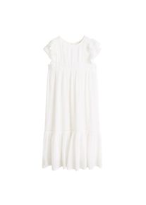 Mango Kids, Mädchen Kleid 'Repi4', Weißmeliert