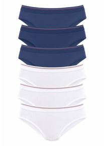 H.I.S. H.I.S, Damen Slips, Blau / Wei&szlig;