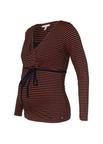 Esprit Maternity, Damen Shirt, Nachtblau / Orange
