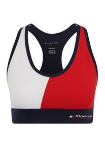 Tommy Sport, Damen Sport BH, Navy / Rot / Weiß
