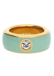 Esprit, Damen Fingerring Edelstahl Gold/Türkis Fancy ESRG12194O, Türkis / Gold
