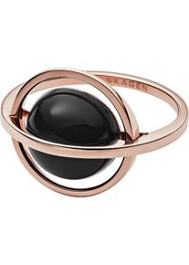Skagen, Damen Ring 'SKJ1148791', Bronze / Schwarz