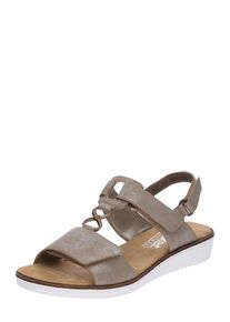 Rieker, Damen Sandalette, Taupe