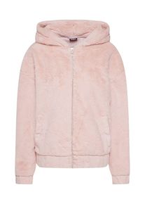 Urban Classics, Damen Sweatjacke 'Ladies Teddy Jacket', Rosa