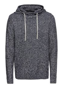 Jack & Jones JACK & JONES, Herren Pullover 'JORERIS KNIT HOOD', Dunkelgrau