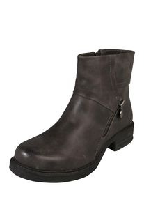 Dockers by Gerli, Damen Stiefelette in Leder-Optik, Anthrazit