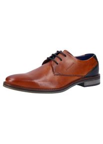 Bugatti, Herren Schuhe, Navy / Cognac