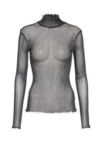 Free People, Damen Rollkragenshirt 'POP IT LAYERING', Schwarz