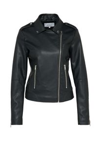 Vila, Damen Kunstlederjacke 'Vicara', Schwarz