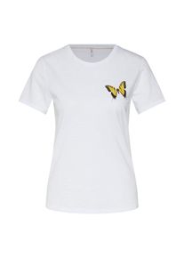 Only, Damen Shirt 'onlBONE', Wei&szlig;
