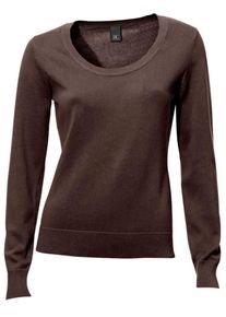 Heine, Damen Pullover, Schoko