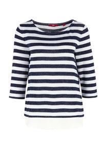 s.Oliver RED LABEL, Damen Shirt, Kobaltblau / Weiß