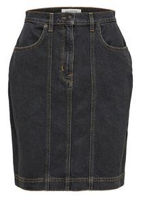Selected Femme, Damen Jeansrock, Grey Denim