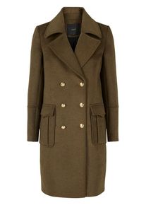 Y.A.S, Damen Mantel - Vom Militär inspirierter, Braun
