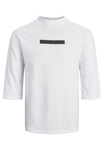 Jack & Jones JACK & JONES, Herren Grafik Sweatshirt, Wei&szlig;