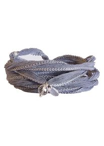 YOGISTAR.COM, Damen Wickel-armband 'Mychakra', Taupe