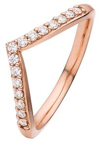 Christ, Damen Ring '86784327', Rosegold